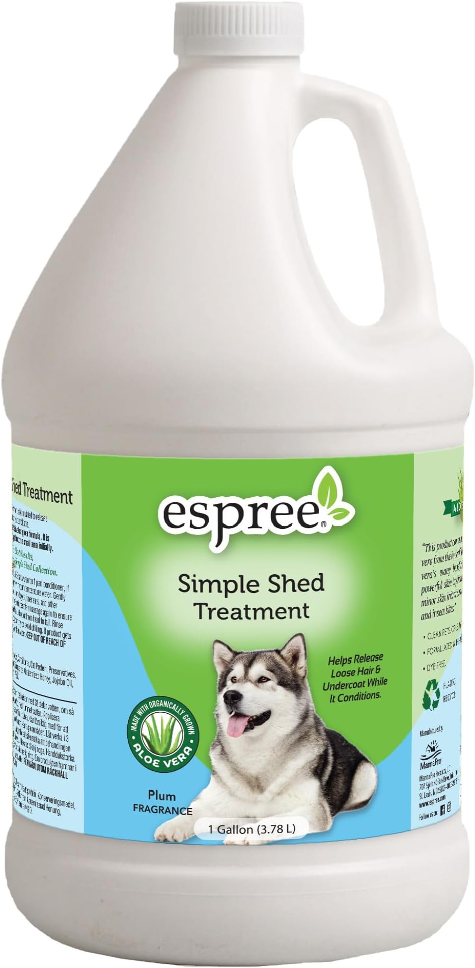 Espree Simple Shed Treatment | Formulated to Decrease Seanonal & Non-Seasonal Shedding | 1 Gallon