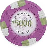 Vista 6 de Claysmith Gaming Paquete de 50 fichas de póquer Poker Knights, compuesto de arcilla pesada de 0.48 oz