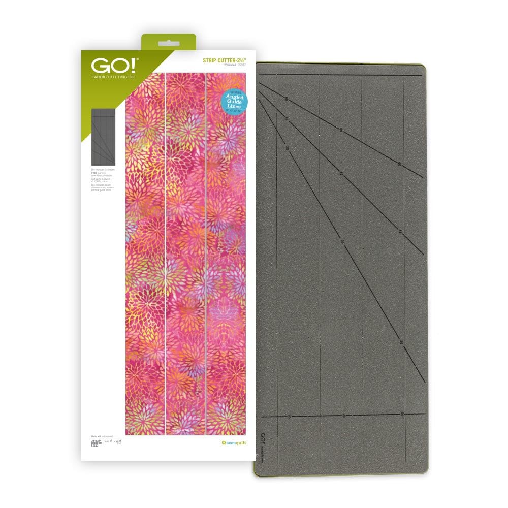 AccuQuilt GO! Fabric Cutting Dies; 2-1/2 inch; Strip Cutter