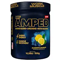 Blend de Aminoácidos MR. Amped Blueberry 300g WorkMuscle (Blueberry)