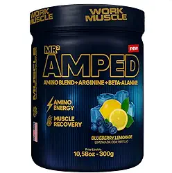 Blend de Aminoácidos MR. Amped Blueberry 300g WorkMuscle (Blueberry)