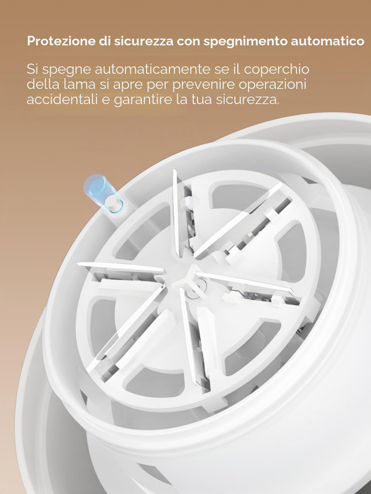COPPA Levapelucchi Elettrico, LR-01 Elettrici Leva Pelucchi Ricaricabile 6 Lame 3 Velocità Regolabili Portatile Rasoio Pelucchi con Protezione Spegnimento & Luce per Rimuovere Lanugine Vari Tessuti
