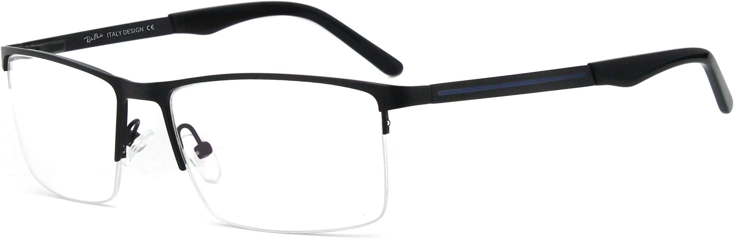 Men ergomic design big size good vision non-prescription lens eyewear three colors for choice