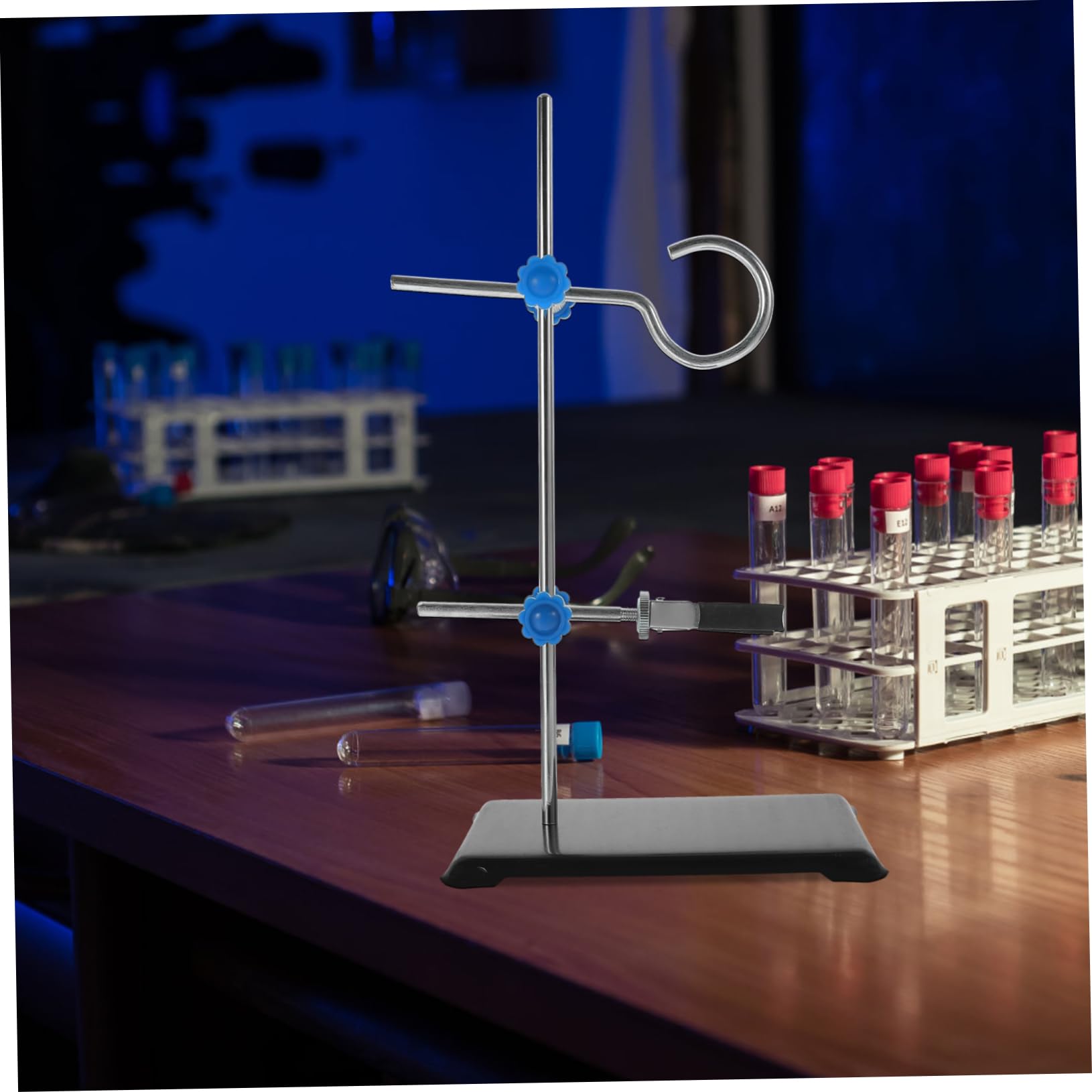 Support De Laboratoire Portable Mini En Fer 30 Cm Support De Cornue Compact Pour Chimie Et Physique Équipement Scolaire Et Scientifique Et Pratique