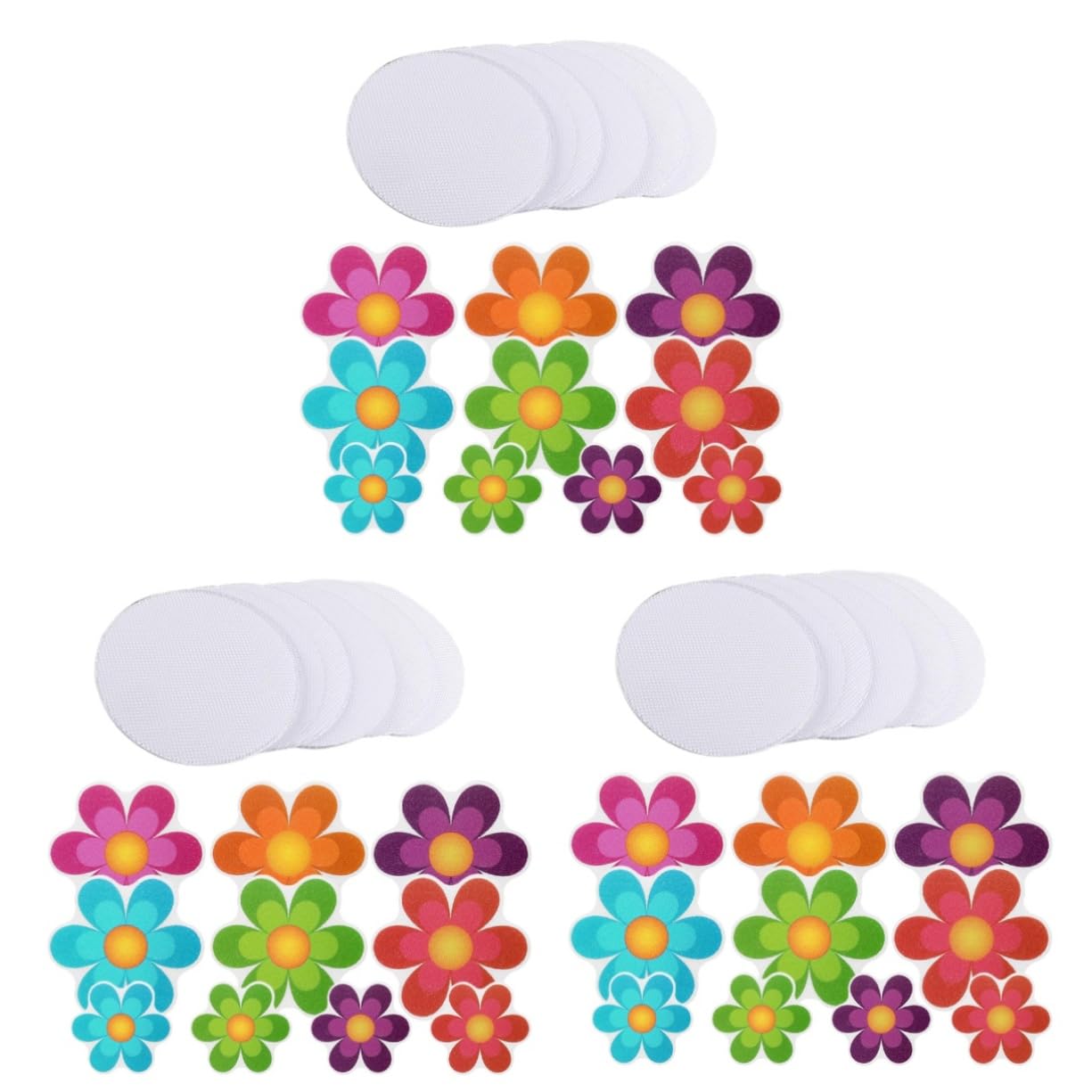 PRETYZOOM 60 Piezas Anti Pegatinas Navidad Tazas sin bañera calcomanías Antideslizantes Pegatina Redonda para baño Dibujos Animados Pegatinas Antideslizantes Cinta Adhesiva