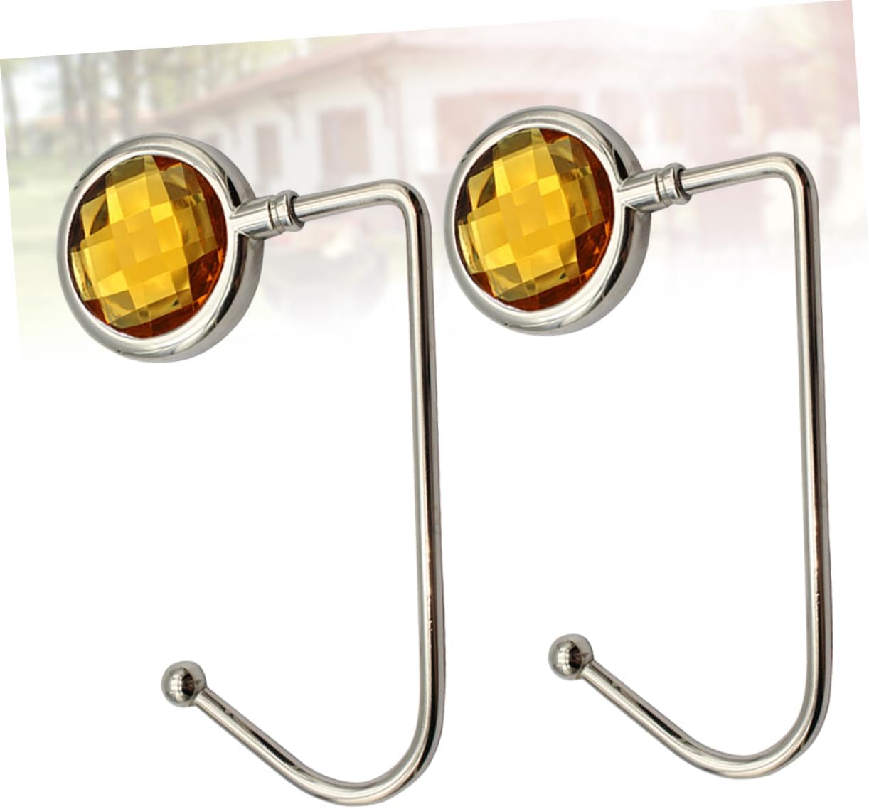 2pcs Desk Bag Hooks Handbag Hangers Slip Pad Easy to Install for Schoolbag Handbags Purses Lightweight