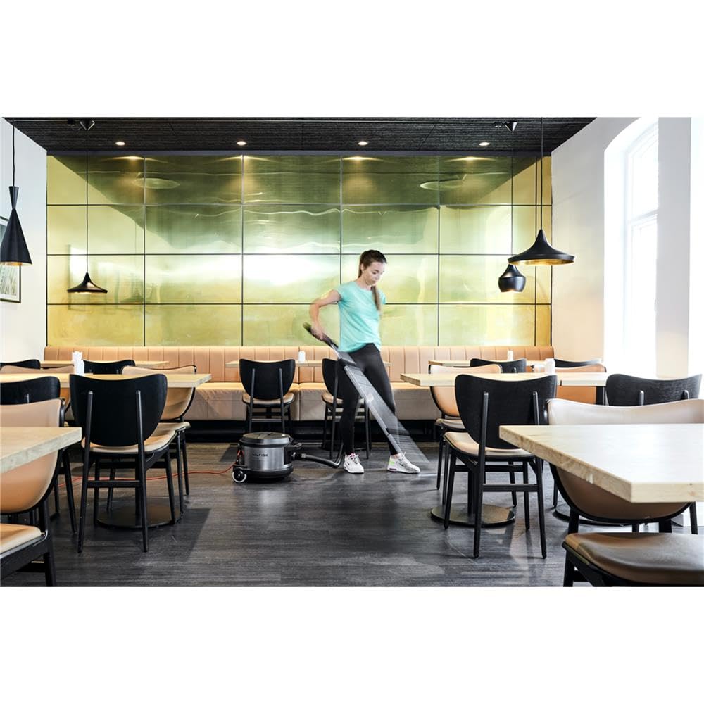 Nilfisk Aspirador comercial VP930 PRO HEPA S2 EU Plata Aspirador Industrial con Filtro Hepa de 15 litros, Longitud de cable 15 m, para limpieza en interiores y exteriores, para hotel, escuela