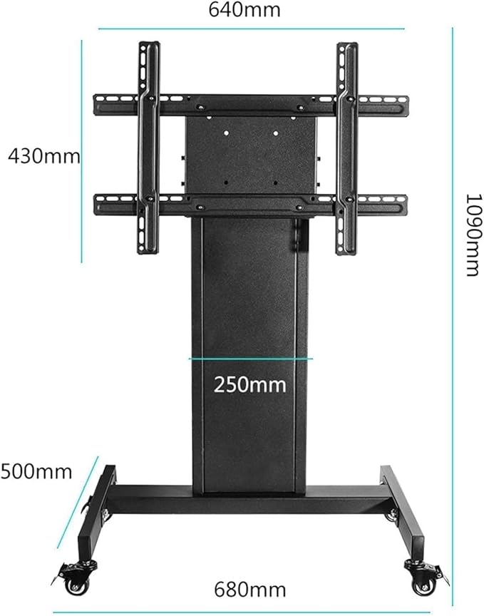 Soporte para TV Móvil con Ruedas, Ajustable 32-65 Pulgadas miniatura 3
