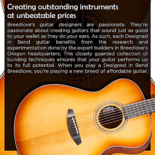 Breedlove Organic Signature Concertina E Acoustic-Electric Guitar - Copper Torrefied European Spruce/African Mahogany #TOP4