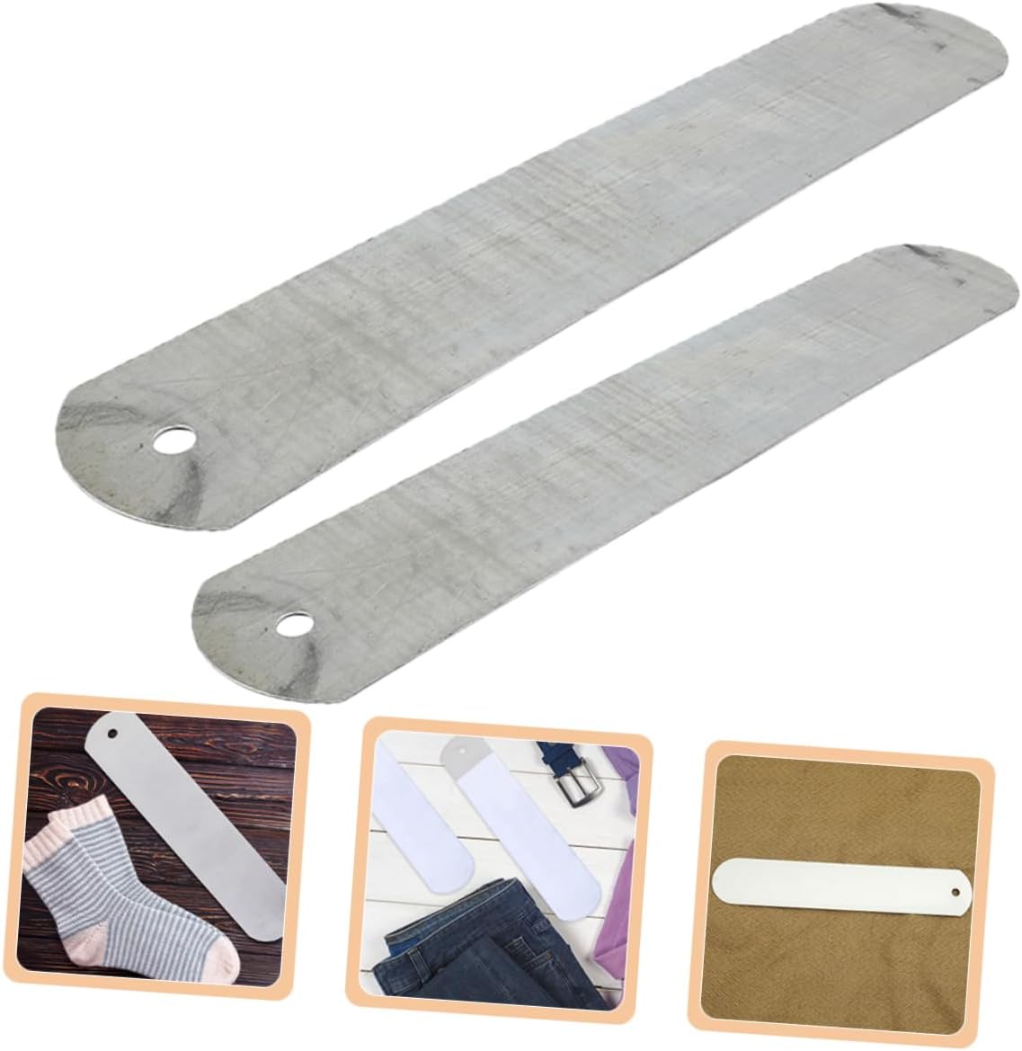 jojofuny 2Pcs Convenient Sock Board for Straight Blank Crew Socks Durable Sock Jig Accessory for Easy Sock Pressing and Sublimation for DIY Sock Making