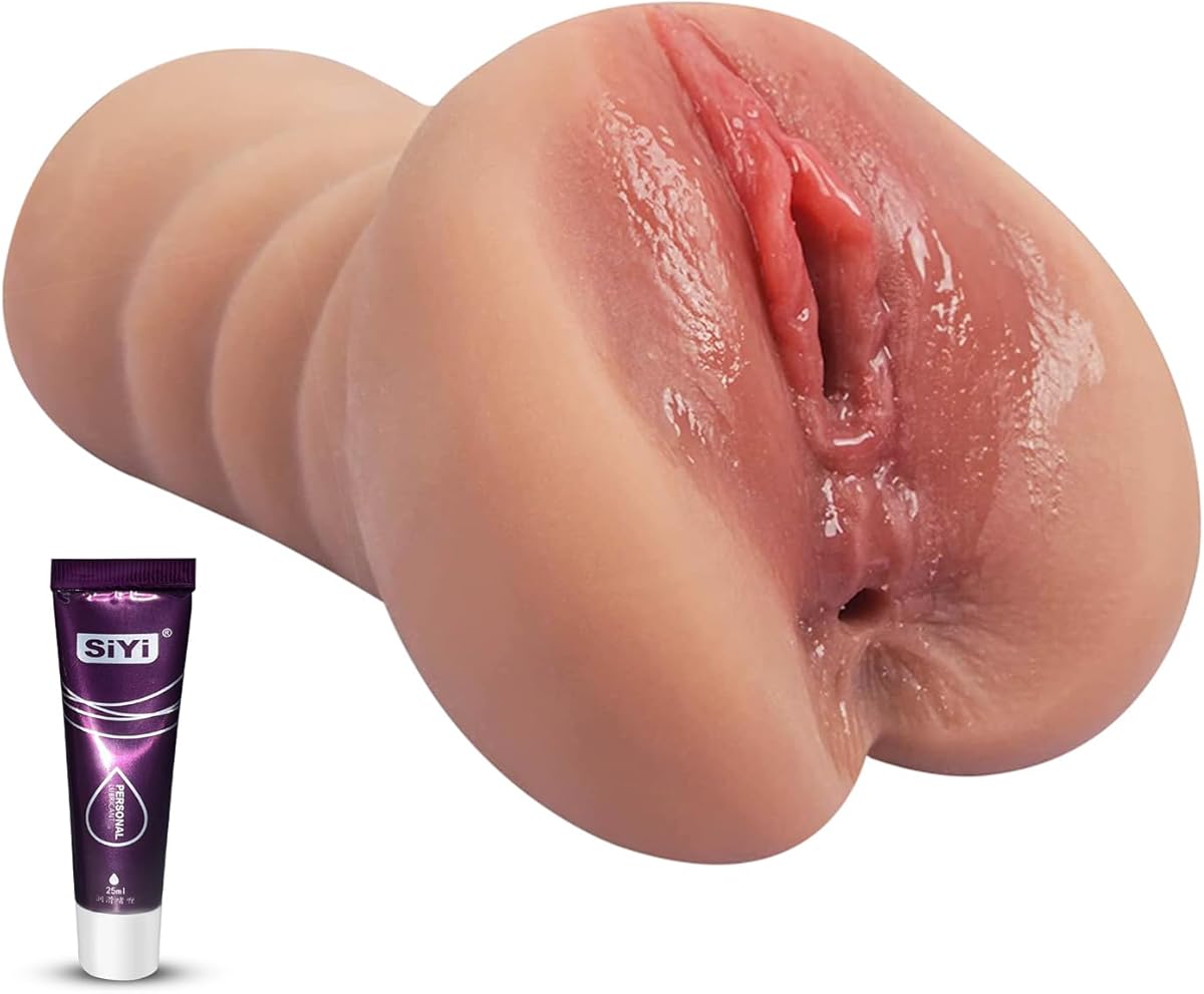 Realistische Masturbator Mastubrator Mann Sex Spielzeug Pussy Taschenmuschi Realistisch Groß mit 3D Vagina Klitoris Anal Erotik Pocket Pussy Sex Spielzeug für die Männer