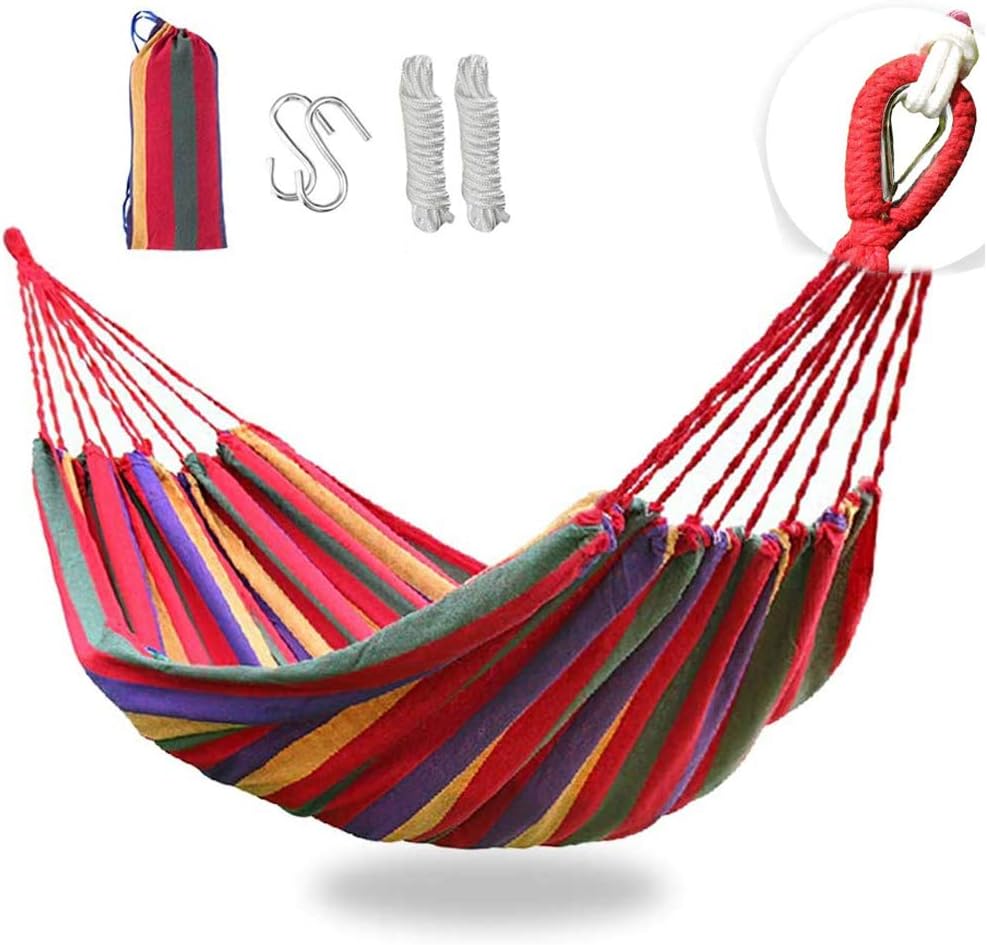 Premium Garden Camping Hammock 2 Person Double Hanging Bed Outdoor Travel Swing