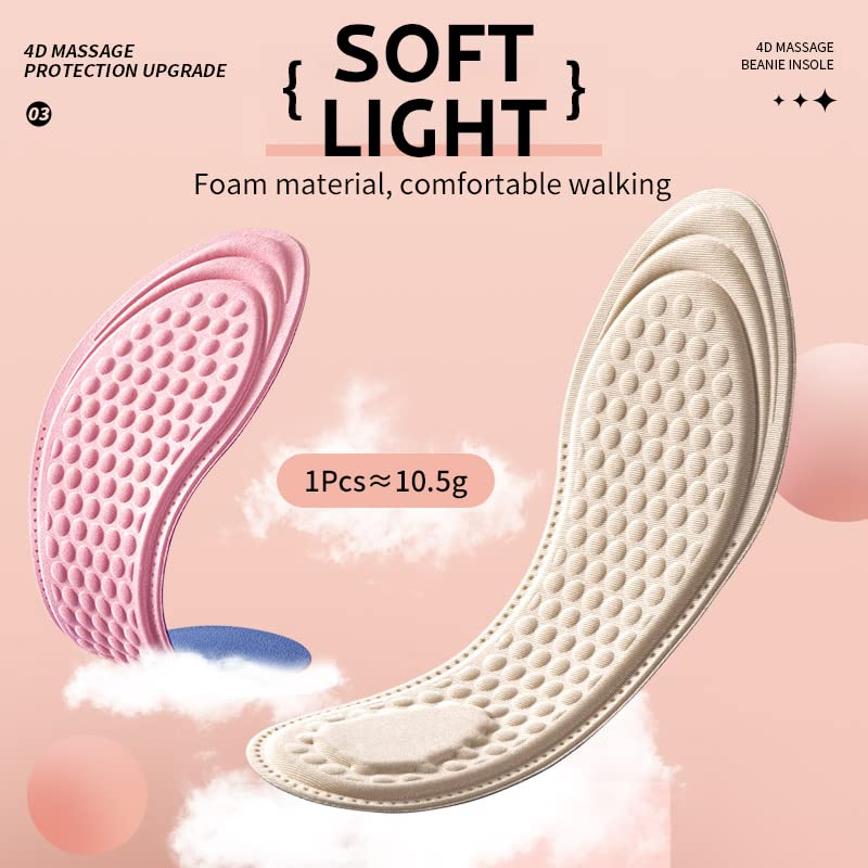 3 pares de plantillas masaje para mujer miniatura 3