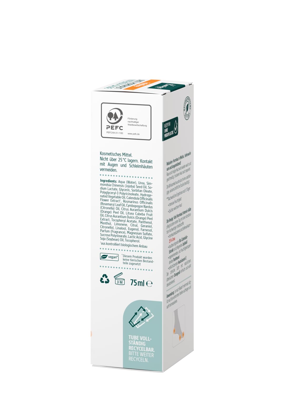 Kneipp Unguento intensivo anti-cornea, riduce efficacemente la calli, efficace in profondità e a lunga durata, idratazione intensa per una pelle sensibilmente morbida, 75 ml