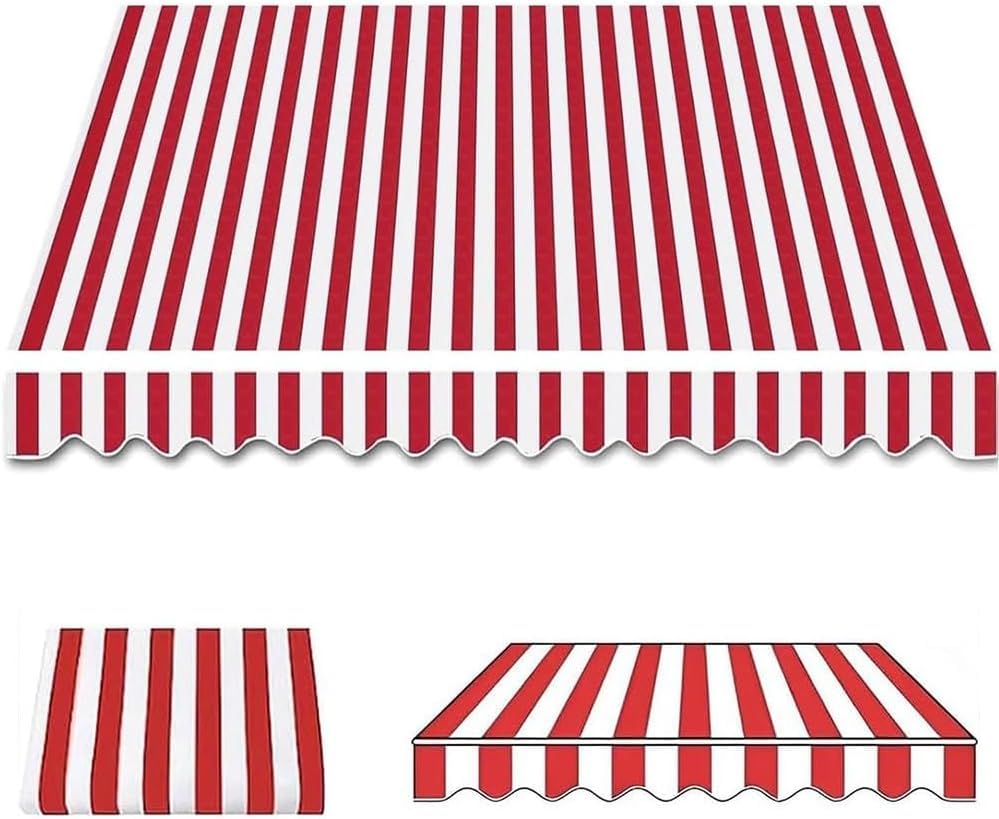 Toile pour auvent extérieur imperméable pour réparer un store usé par la pluie
