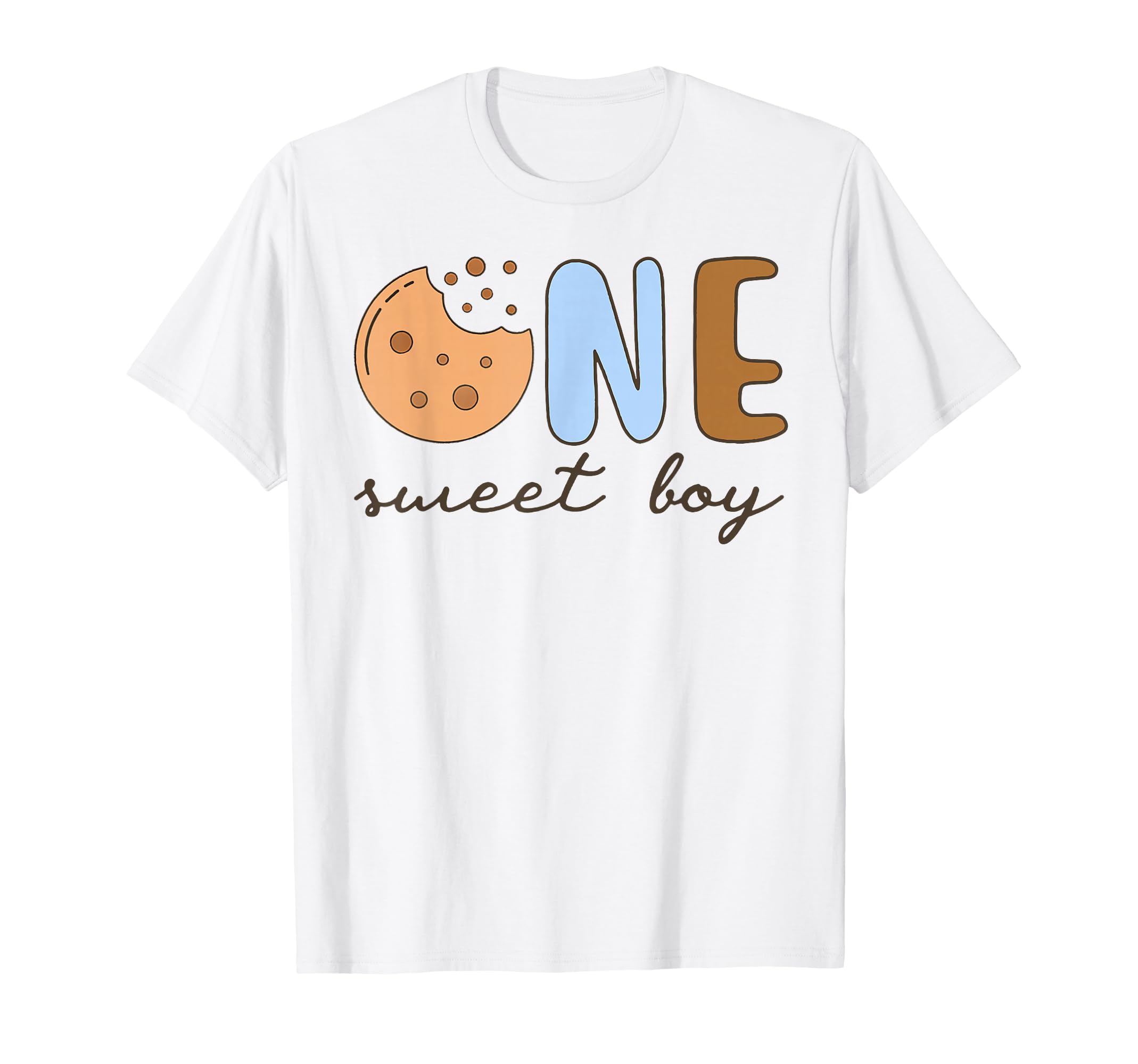 Sweet One Cookies and Milk 1st Birthday Boy Family Matching T-Shirt