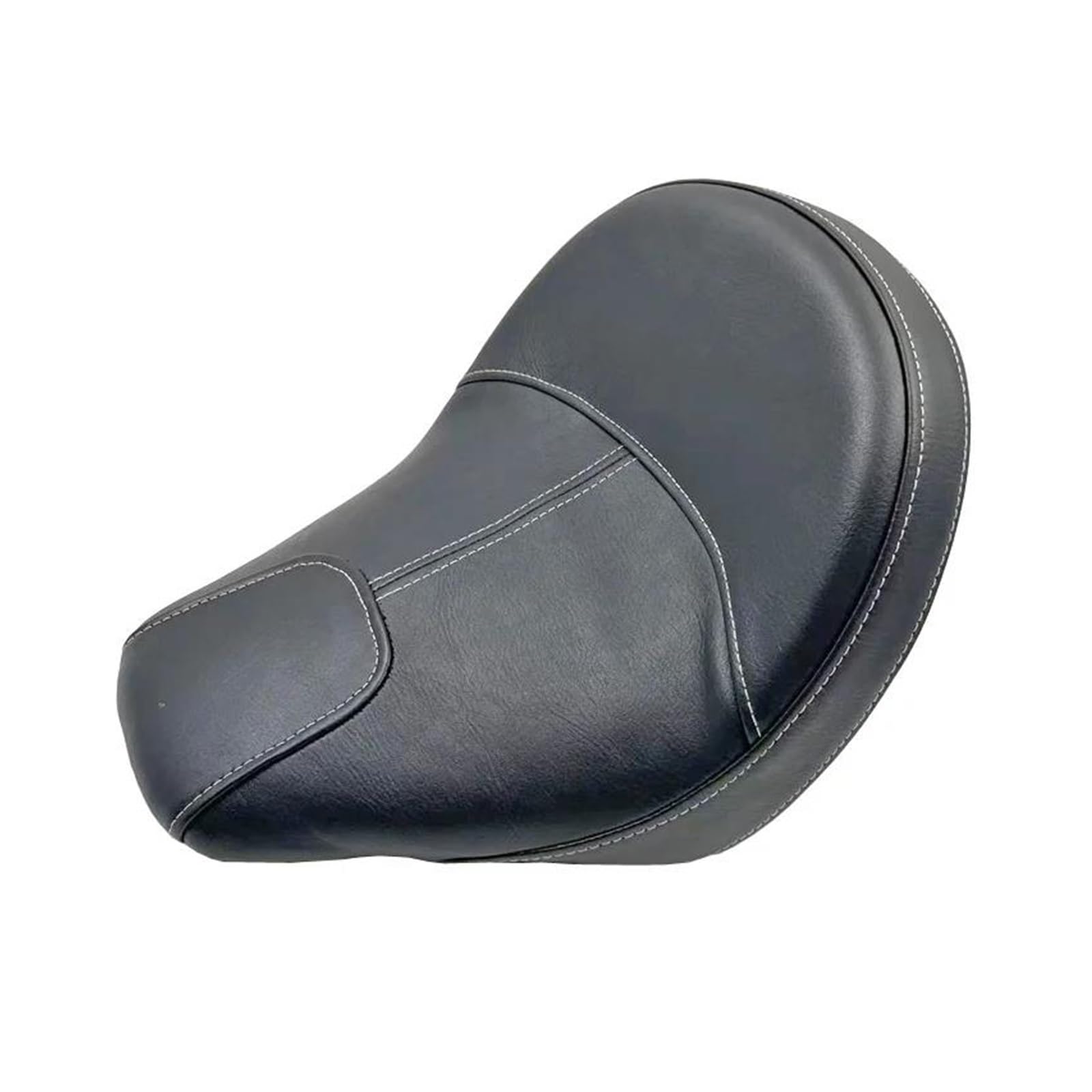 Motorrad-Leder-Fahrer-Front-Solo-Soziussitz-Fahrer-Kissen-Sattel