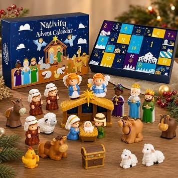 3D Nativity Advent Calendar 2026, 24 Days Christmas Countdown (A)
