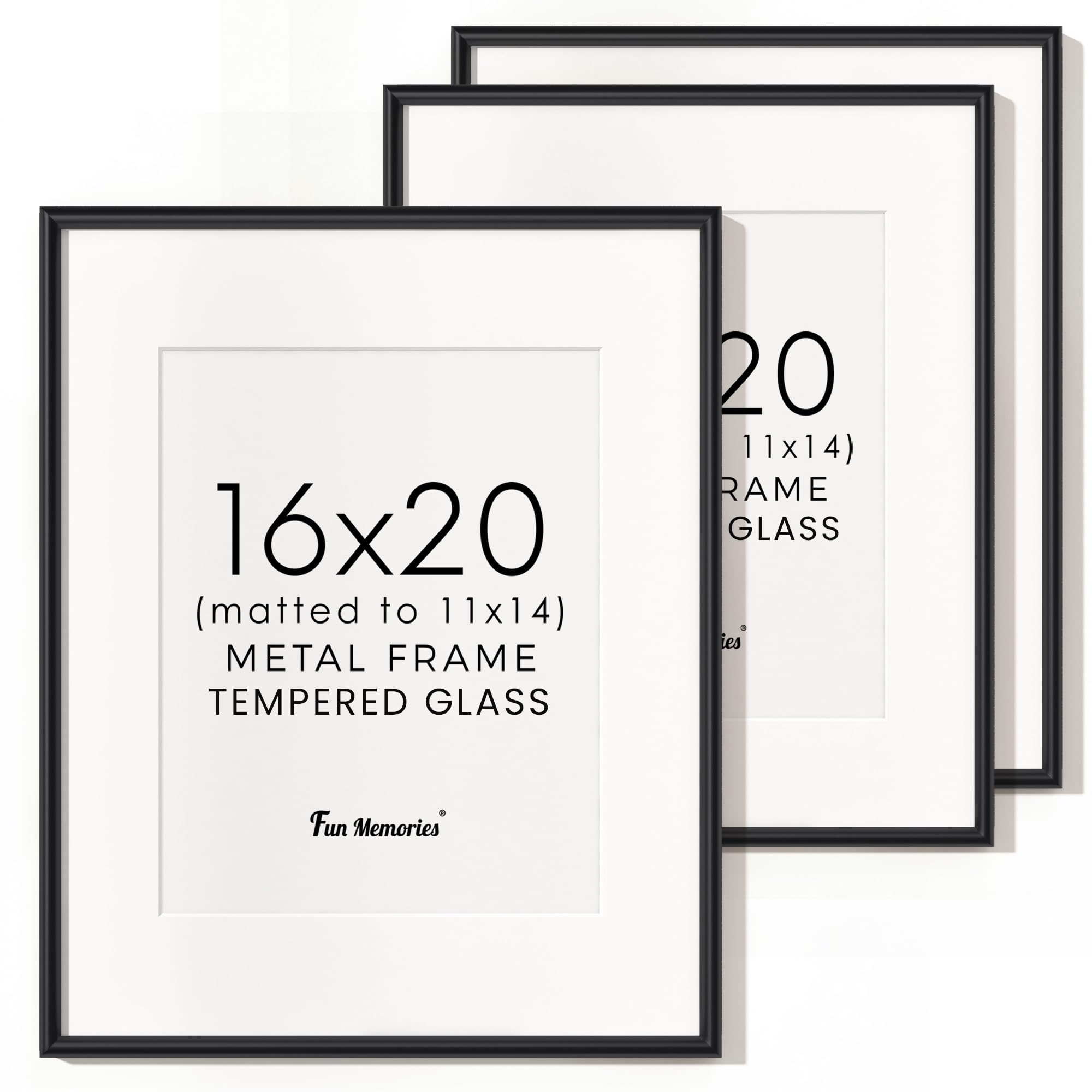Amazon.co.jp: 16x20 アルミ写真フレーム ブラック 16インチx20インチ