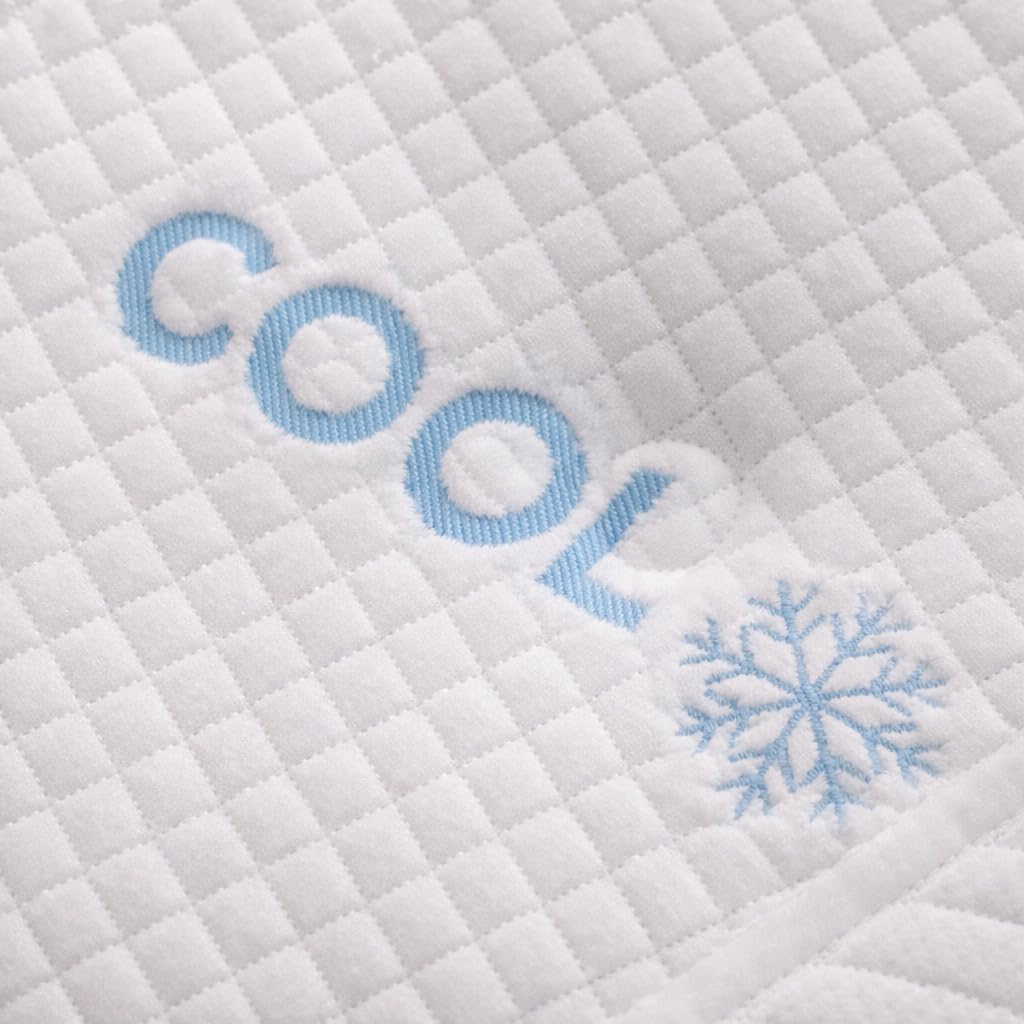 Ginflex Materasso Matrimoniale Memory 3 Strati 7 Zone Differenziate 160x190 H30 Tessuto Cool Rinfrescante + 2 CUSCINI OMAGGIO | Antiacaro - Anallergico | 100% Made in Italy (Altezza: 30cm, 160x190)