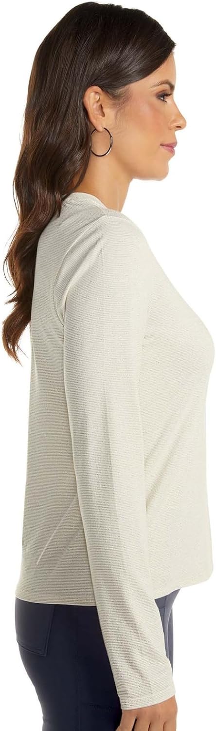 Skechers Women's Shimmer Stripe Long Sleeve Top