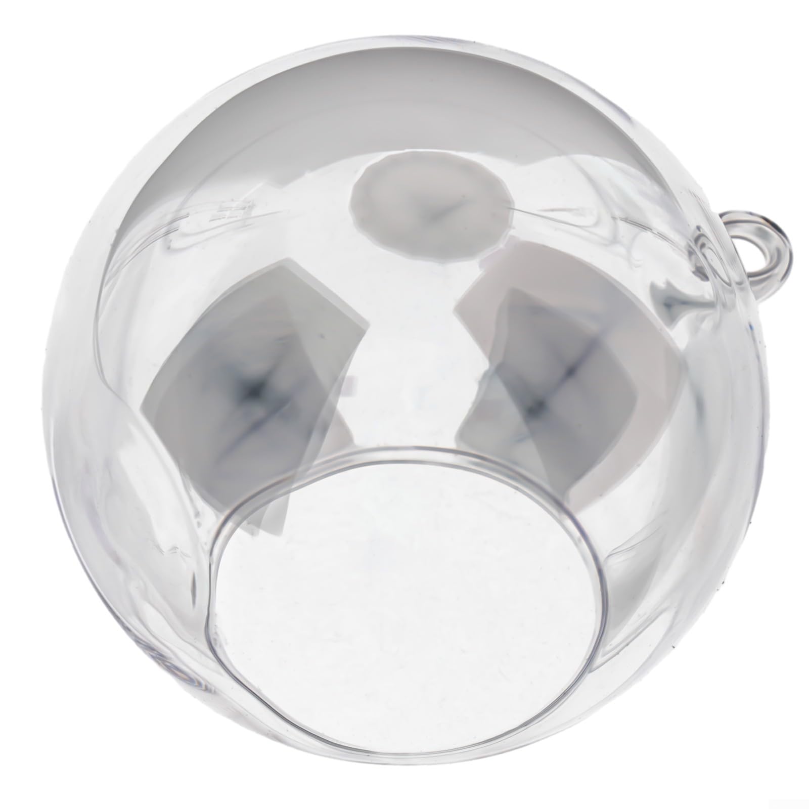 Macetas colgantes hechas de vidrio de borosilicato transparente que mejoran el encanto de tu espacio (12 cm)