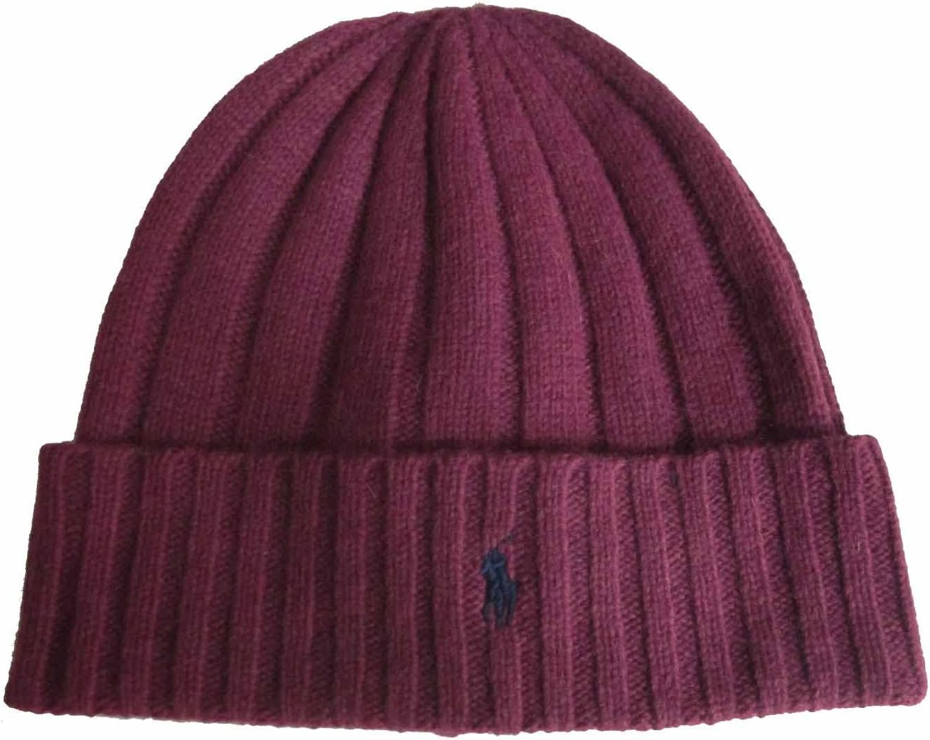 Polo Ralph Lauren Men's Knit Cuff Beanie Hat One Size Burgundy