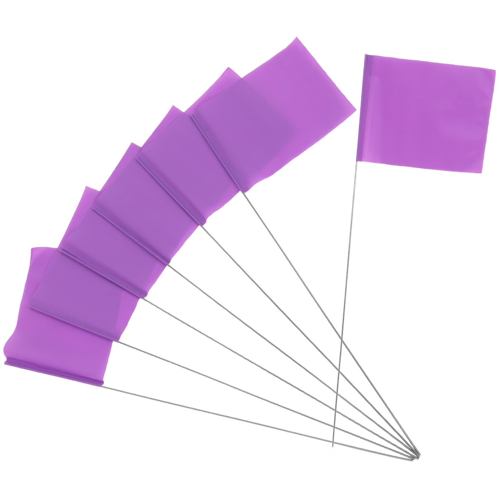Drapeaux de marquage violets réutilisables pour éviter les erreurs