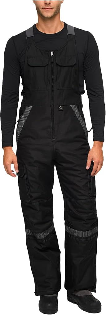 Arctix Mens Tundra Ballistic Bib Overalls With Added Visibility