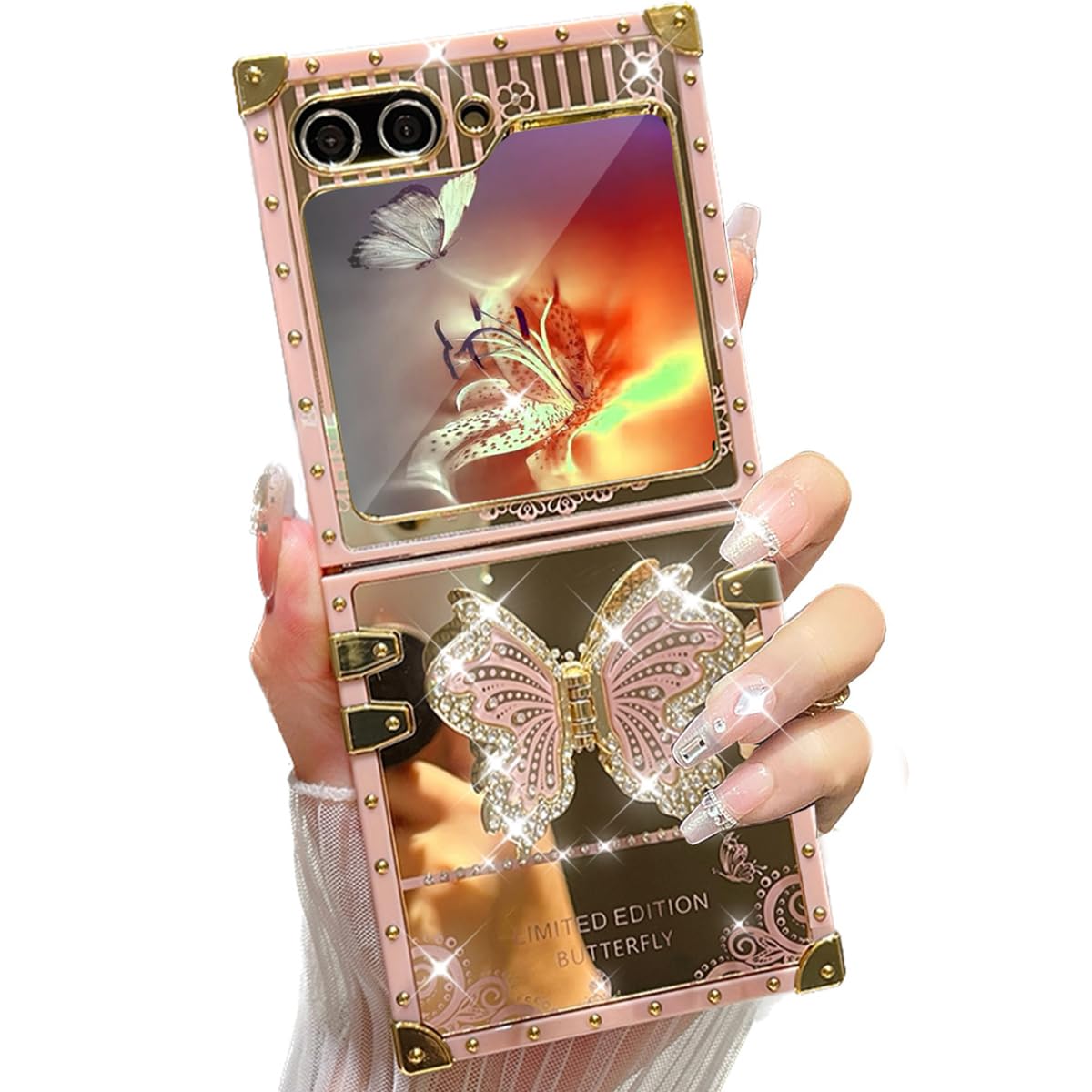 Amazon.com: AuroiCYY for Samsung Galaxy Z Flip 6 Case with