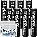 Produktbild 8er Pack hybriX pro Black AAA - 8x Micro AAA Hybrid Akkus in Box - Die Neue Generation von Hybrid Akku Batterien