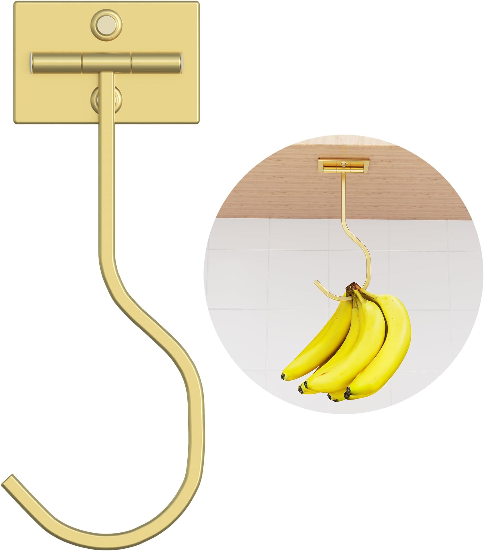 bussdis Folding Banana Hook Gold