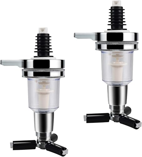 Miniatura 6 de Dispensador de boquilla de repuesto apto para estantes de vino, dispensador de alcohol, licor, cóctel, 1 onza (1.0 fl oz)