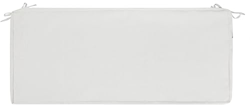 Magpie Fabrics Funda de cojín para banco de patio, 45 x 18 x 3 pulgadas, resistente al agua, protección UV, muebles de exterior, funda de cojín de