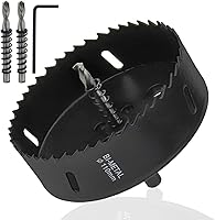 Vista 9 de Sierra perforadora Rannb de 3 pulgadas de diámetro para cortar agujeros en madera, plástico, paneles de yeso, metal delgado