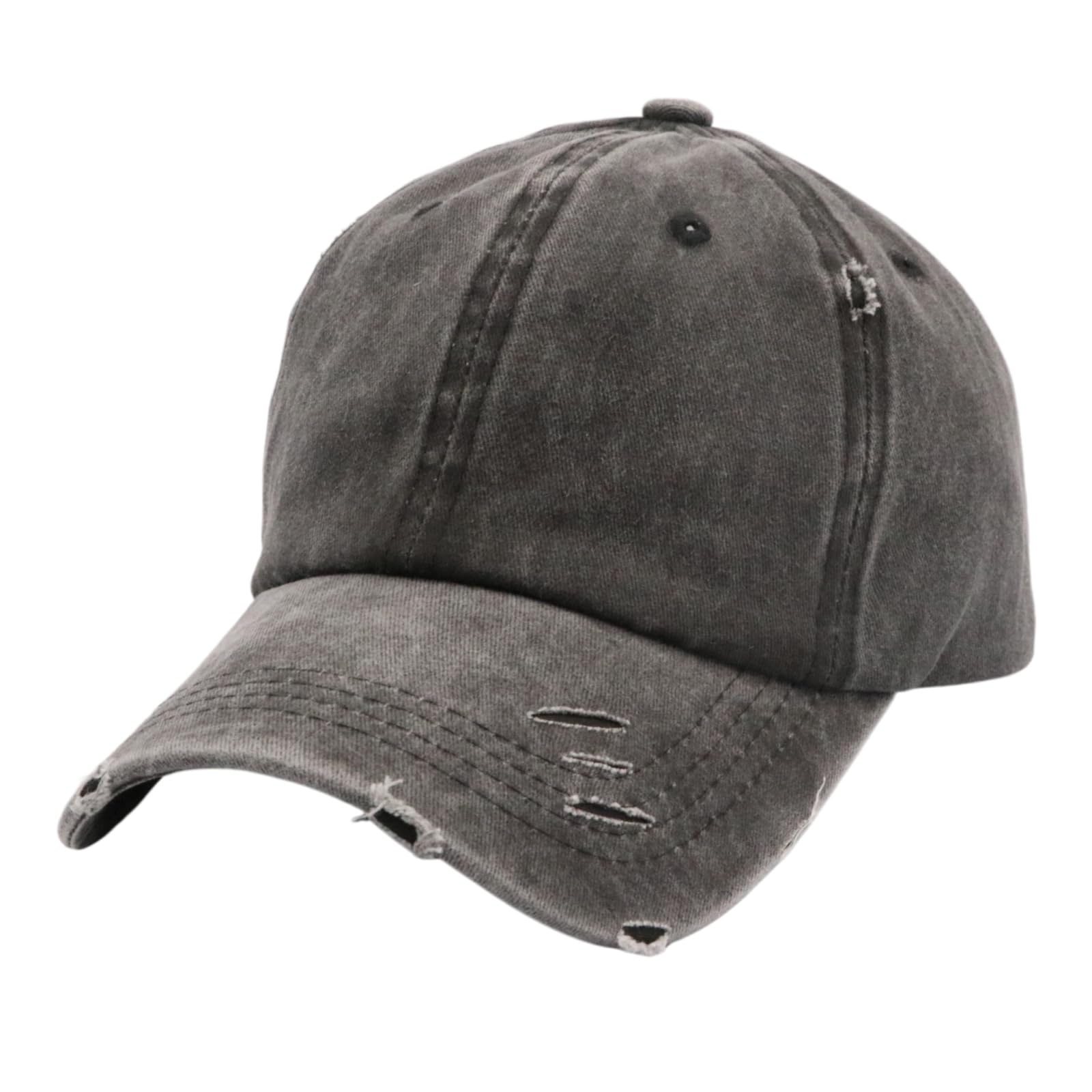 ProMindFun Casquette de baseball réglable pour femme et fille, compatible avec queue de cheval et chignon - Motif camouflage
