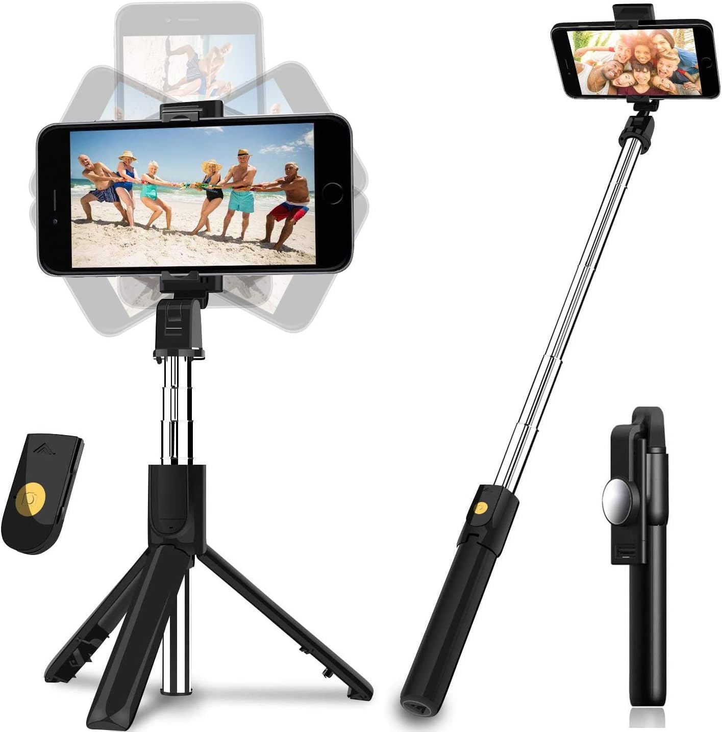 Salandens Palo Selfie Trípode,Selfie Stick Trípode Inalámbrico con ...