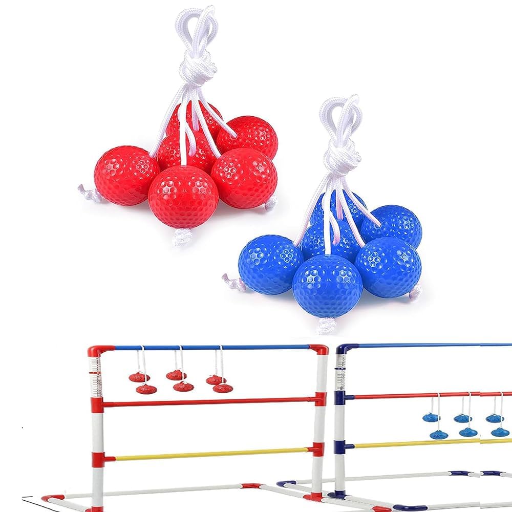 6 Pairs Golfbälle,Leiter-Golfball für Wurfspiele,Leitergolf Bälle,Leiter Golf Ball für Toss Spiel,Golf Trainingsbälle,Leitergolf Outdoor,wurfspiel kinder,Outdoor Game gemischte Farben Ball Sets