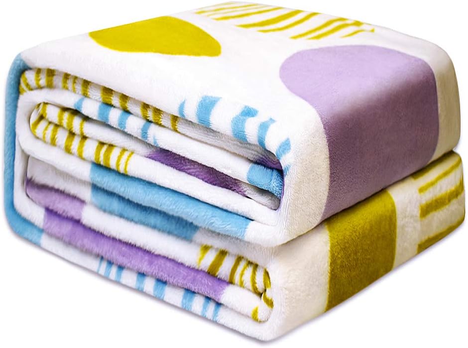 NEWSHONE Home Fleece Sheets Twin Blanket Queen Size Colorful Lightweight Super Soft Cozy Luxury Bed、Couch Throw Blanket