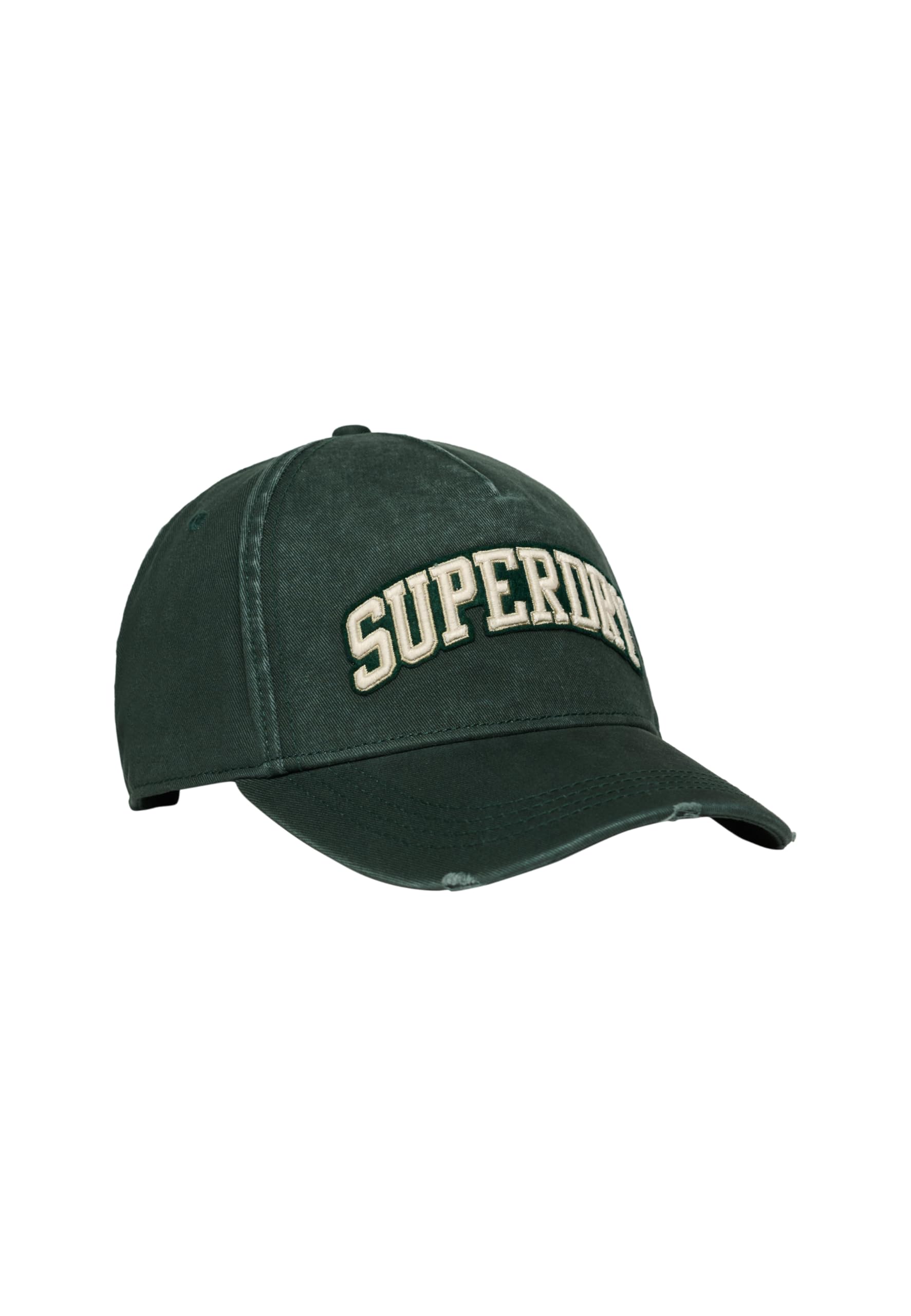 Superdry Mens Varsity Logo Trucker Cap Academy Green