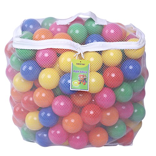 Click N' Play Ball Pit Balls for Kids, 200 Pack - Plastic Refill Balls, Phthalate & BPA Free, Reusable Storage Bag with Zipper, Gift for Toddlers and Kids for Ball Pit, Bright Colors by Click N' Play - Image 4