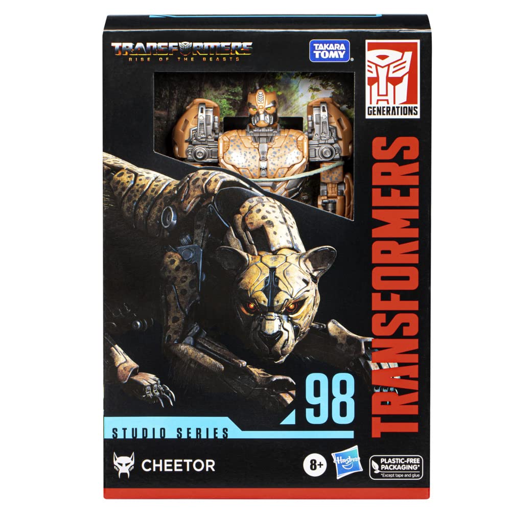 Transformers Studio Series Voyager 98 Rise of the Beasts Cheetor 16.5 cm Action Figure, Multicolor - Image 3