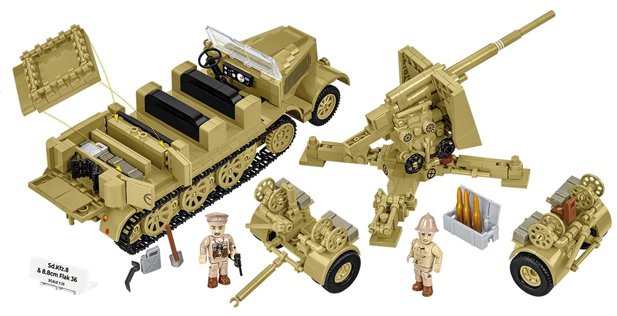 SD.Kfz.8 & 8.8 cm Flak 36 (DAK)