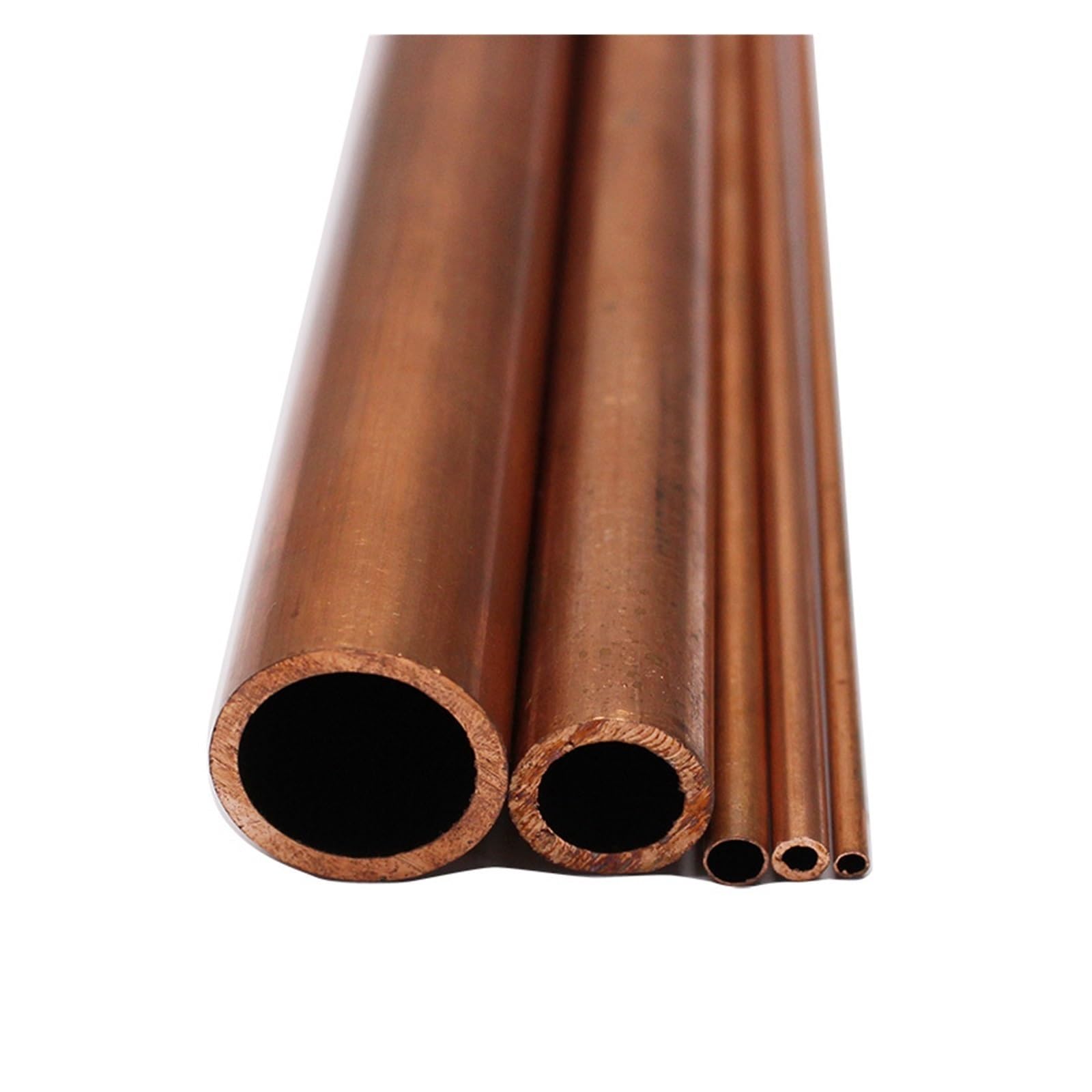 Tubo tondo in rame, tubo in sottile, diametro esterno 15mm-30mm ID 11mm- 27mm lunghezza 500mm dritto cavo, in for progetti fai da te 1pz(18 x 14mm)