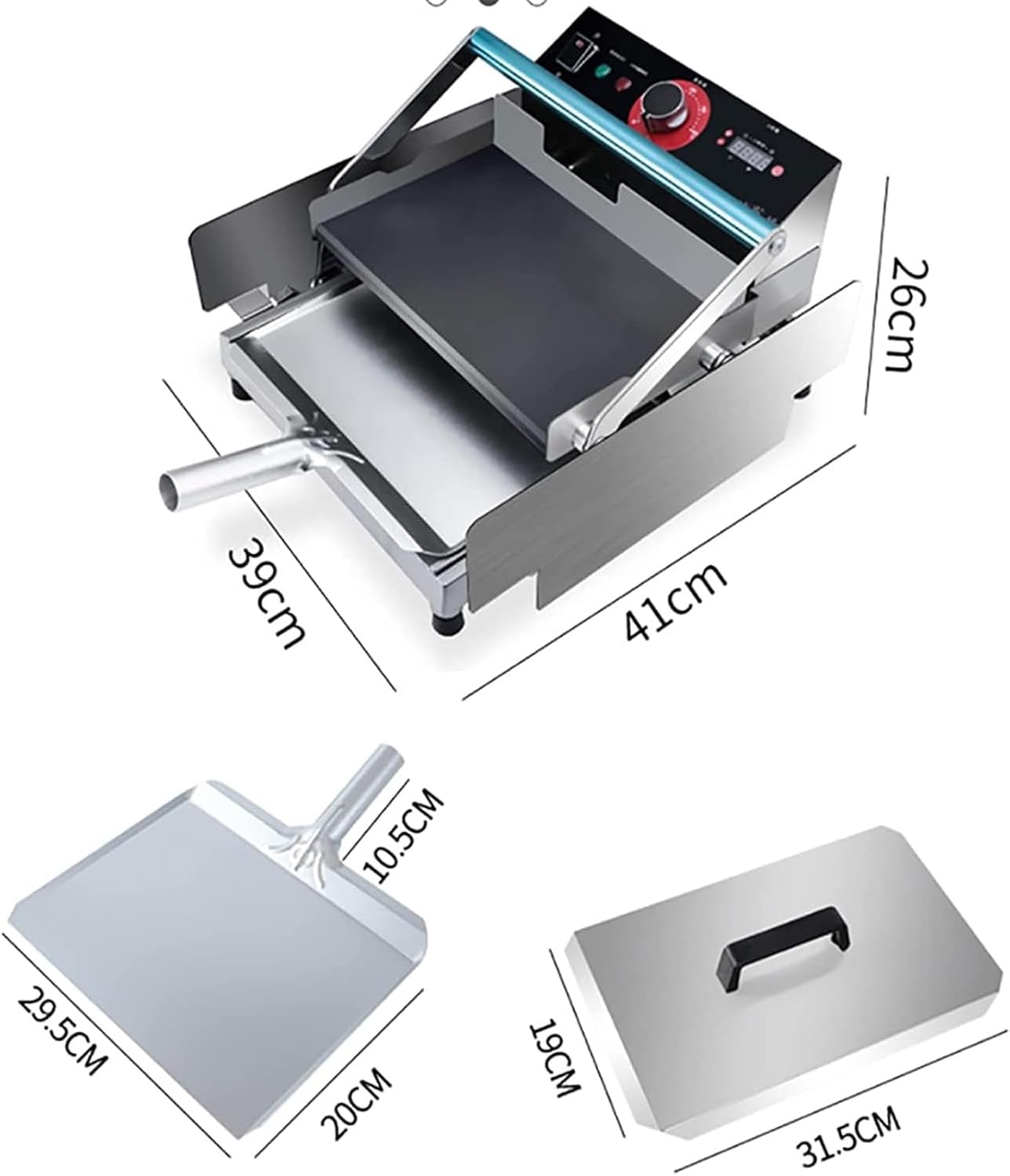 Small Automatic Hamburger Grilling Machine, Electric Commercial Heating Oven, Shop Equipment, Family Kitchen Fast Food Restaurant Use