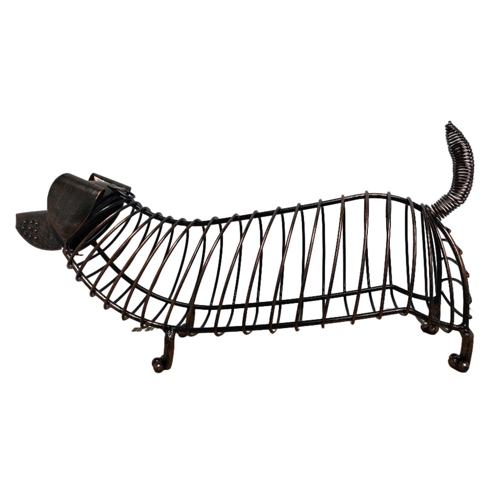 Soporte para Corchos con Forma de Perro Salchicha, Moderno Contenedor para Recoger Tapones de Vino Y Artículos para El Hogar.