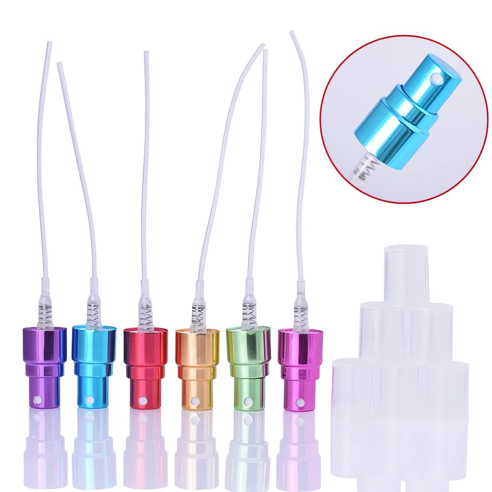 48 Pezzi 10ml Blu Bottiglie Atomizzatore di Profumo flacone spray Con Sprayer per Viaggiare Festa Appuntamento Vita Quotidiana+ 1 x imbuto