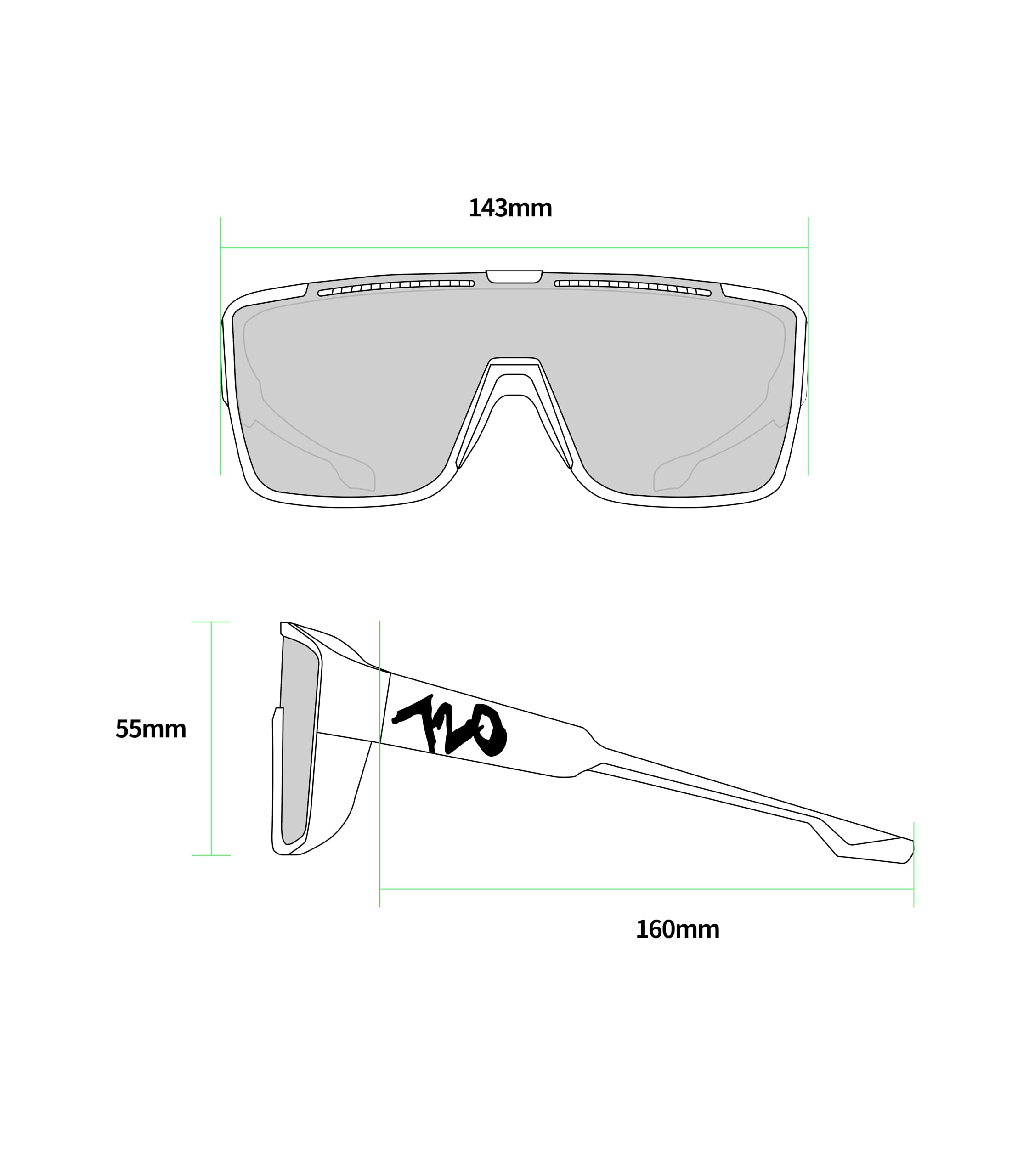 CoolGuard polaryzacyjne okulary przeciwsłoneczne 2 w 1, przełączanie między trybem standardowym i dopasowanym, dla mężczyzn i kobiet, ochrona UV400
