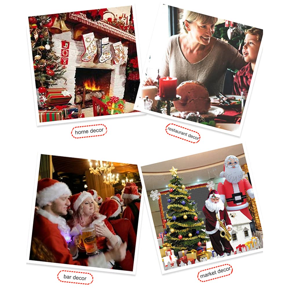 Christmas Thief Wreath With Elf Stuffed Legs | Plush Santa Legs Tree Topper Or Hanging Decor For Indoor/Outdoor Holiday Party