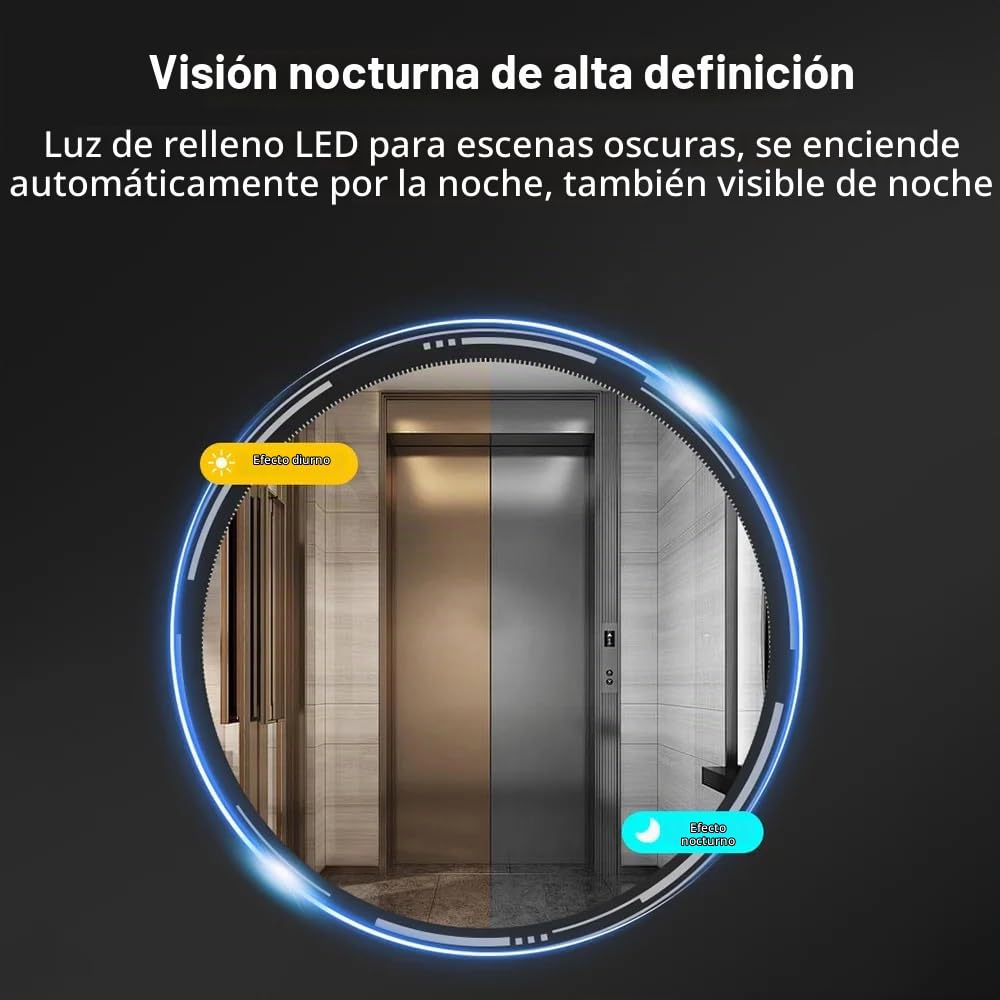 1080P Timbre Inalámbrico con Cámara,Timbre inalámbrico exterior impermeable Con pantalla IPS de 4,3 'Visión No requiere WiFi audio bidireccional visión nocturna，Timbre con camara inalambrico Vision70°